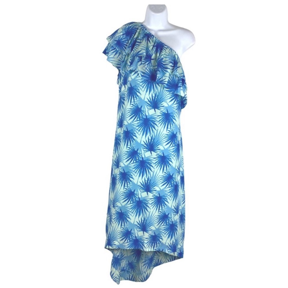 Vineyard vines palm one shoulder dress